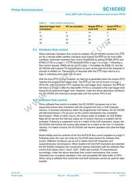 SC16C652IB48 Datasheet Page 9