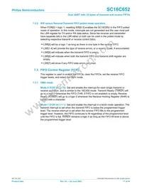 SC16C652IB48 Datasheet Page 17