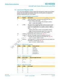 SC16C652IB48 Datasheet Page 21