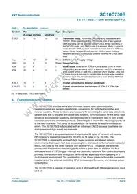 SC16C750BIBS Datasheet Page 8