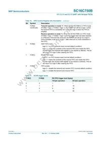 SC16C750BIBS Datasheet Page 19
