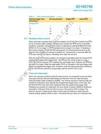 SC16C750IB64 Datasheet Page 11