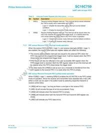 SC16C750IB64 Datasheet Page 18