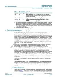 SC16C751BIBS Datasheet Page 5