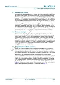 SC16C751BIBS Datasheet Page 7