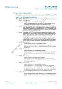 SC16C751BIBS Datasheet Page 19