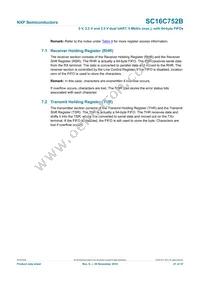 SC16C752BIBS Datasheet Page 21
