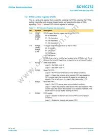 SC16C752IB48 Datasheet Page 21