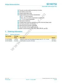 SC16C754IB80 Datasheet Page 2