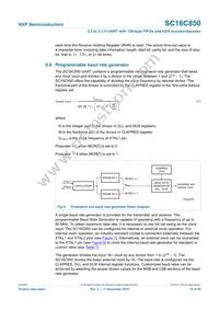 SC16C850IBS Datasheet Page 14