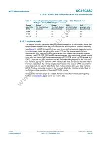SC16C850IBS Datasheet Page 16