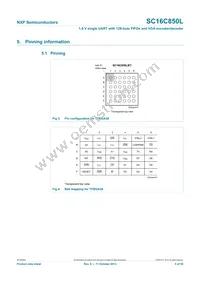 SC16C850LIBS Datasheet Page 5