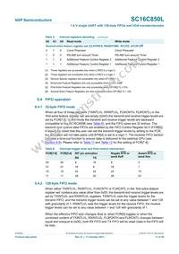 SC16C850LIBS Datasheet Page 11