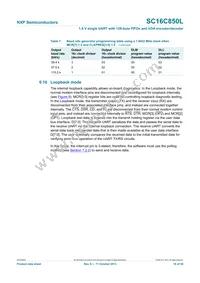 SC16C850LIBS Datasheet Page 16