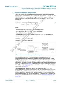 SC16C850SVIBS Datasheet Page 11