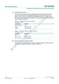 SC16C852IBS Datasheet Page 11