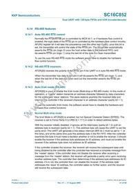 SC16C852IBS Datasheet Page 21