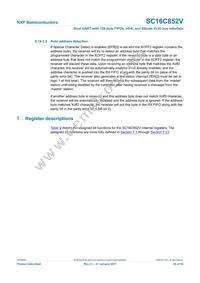 SC16C852VIBS Datasheet Page 20