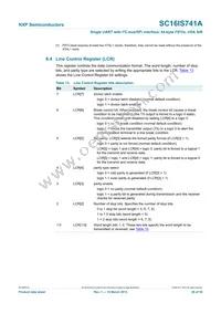 SC16IS741AIPWJ Datasheet Page 20
