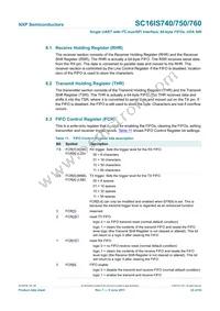 SC16IS760IPW Datasheet Page 23