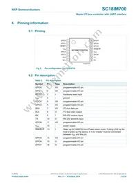 SC18IM700IPW Datasheet Page 3