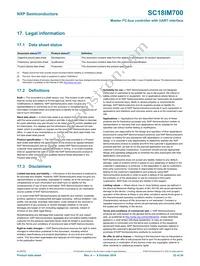 SC18IM700IPW Datasheet Page 22