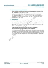 SC18IS603IPW Datasheet Page 13