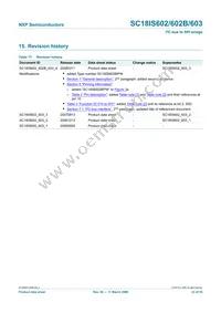 SC18IS603IPW Datasheet Page 23