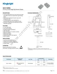 SC23-11SRWA Datasheet Cover