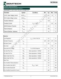 SC2616MLTR Datasheet Page 3