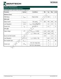 SC2616MLTR Datasheet Page 4