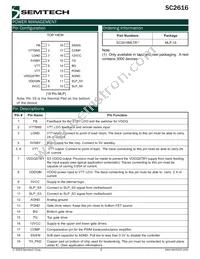 SC2616MLTR Datasheet Page 5