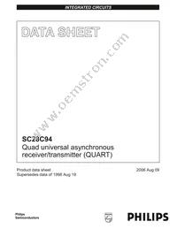 SC28C94A1N Datasheet Cover
