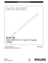 SC28L198A1BE Datasheet Cover
