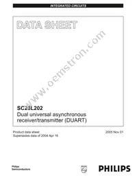 SC28L202A1DGG/G Datasheet Cover