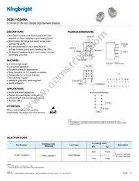 SC36-11CGKWA Datasheet Cover