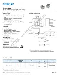 SC39-11SRWA Datasheet Cover