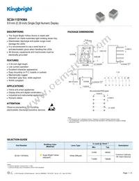 SC39-11SYKWA Datasheet Cover