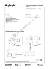 SC39-12SURKWA Datasheet Cover