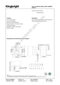 SC39-12SYKWA Datasheet Cover
