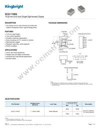 SC43-11GWA Datasheet Cover