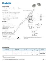 SC43-11SRWA Datasheet Cover