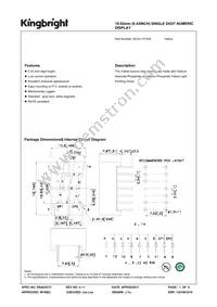 SC43-13YWA Datasheet Cover