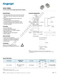 SC52-11SRWA Datasheet Cover