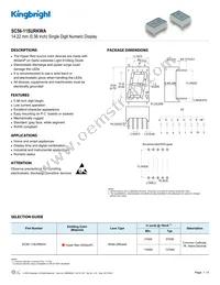 SC56-11SURKWA Datasheet Cover