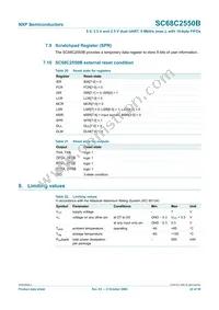 SC68C2550BIB48 Datasheet Page 22