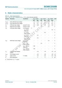 SC68C2550BIB48 Datasheet Page 23