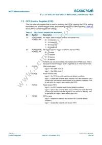 SC68C752BIBS Datasheet Page 22
