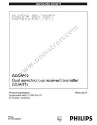 SCC2692AE1N40 Datasheet Cover