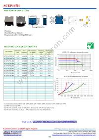 SCEP147H-R70 Datasheet Cover